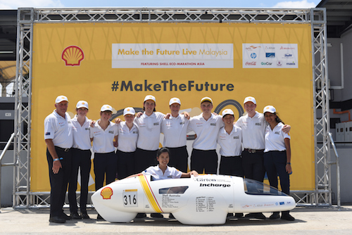 Shell Incharge team and I Shell Incharge team and I